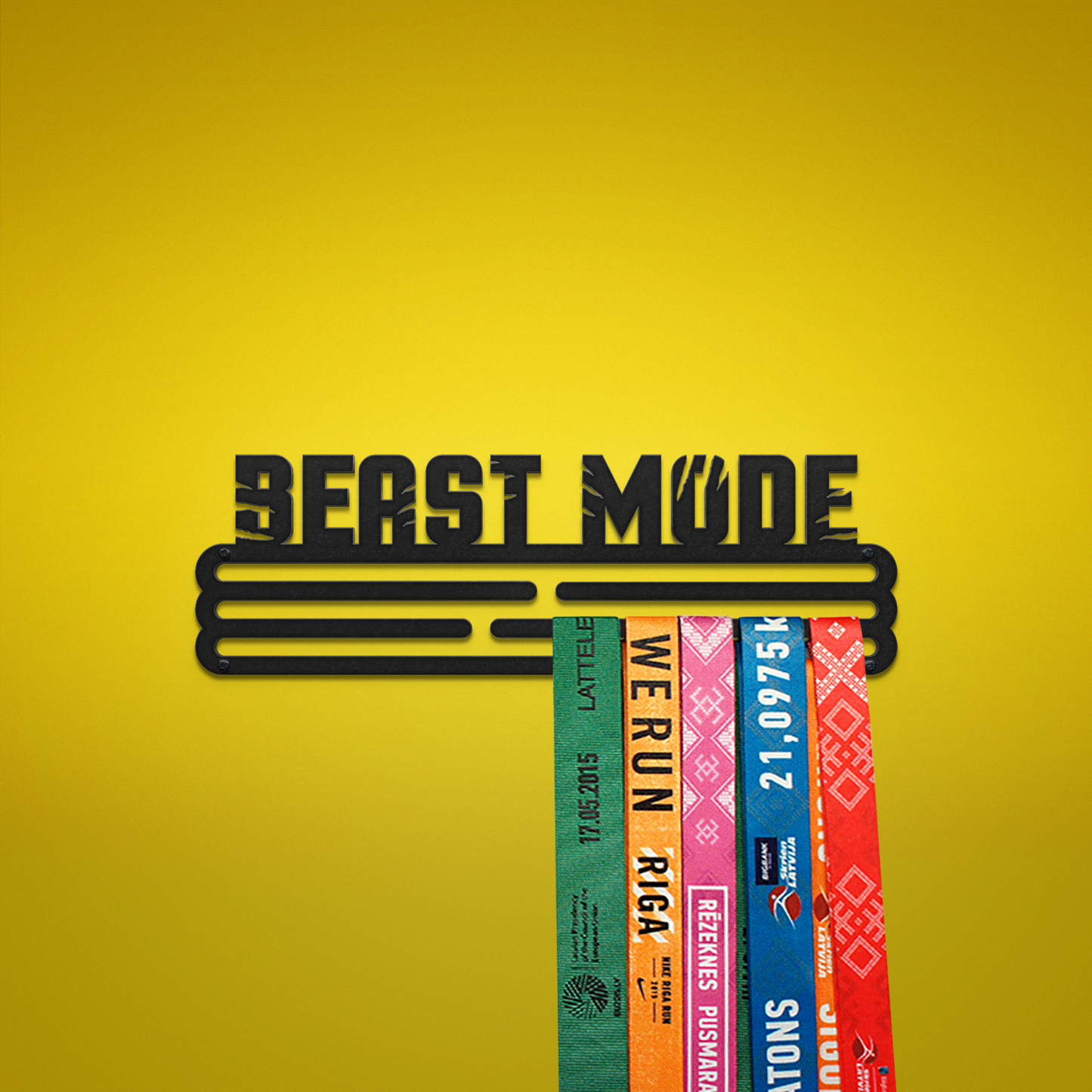 BEAST MODE - Black - Medium - medal hanger