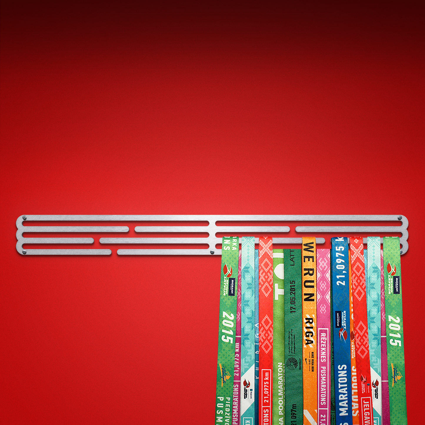 BLANK - Brushed steel - medal hanger