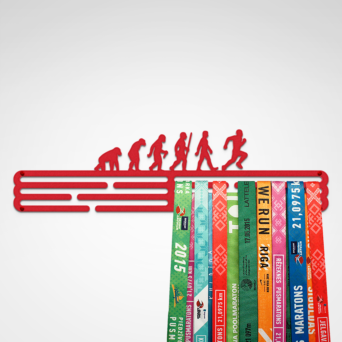 DARWIN - Red - Large - medal hanger