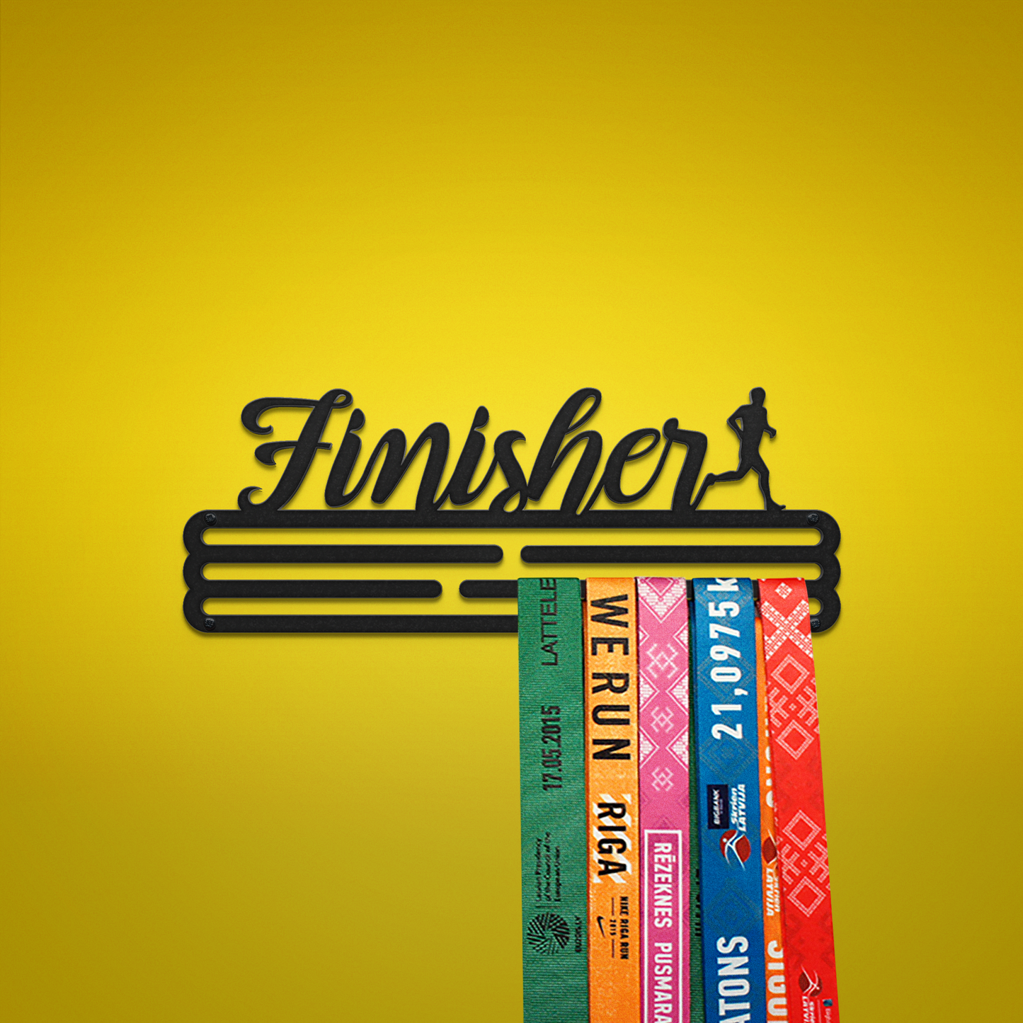 FINISHER - Black - Medium - medal hanger