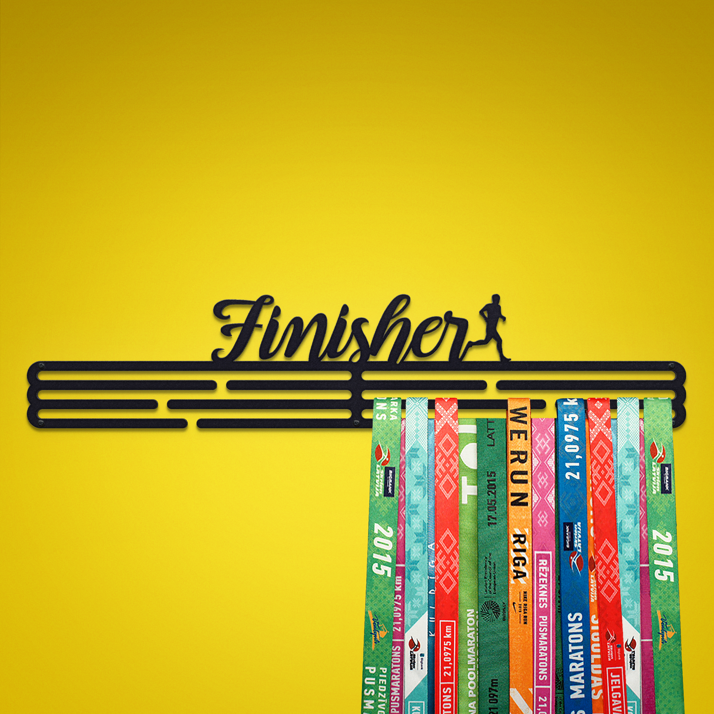 FINISHER - Black - X-Large - medal hanger