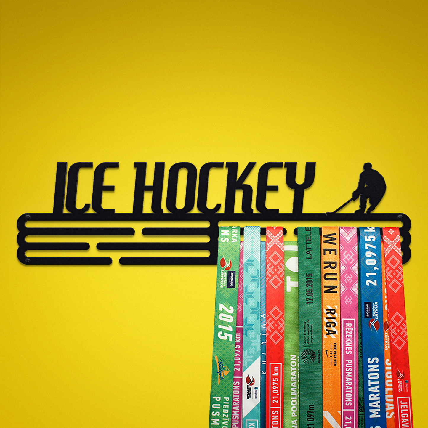 ICE HOCKEY - Black - Large - medal hanger
