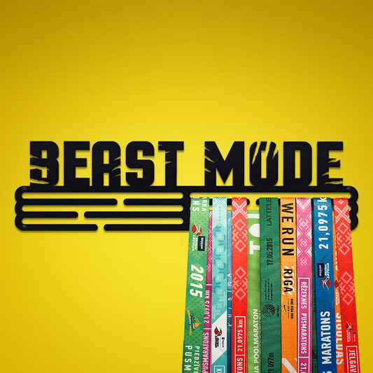 BEAST MODE - Black - Large - medal hanger