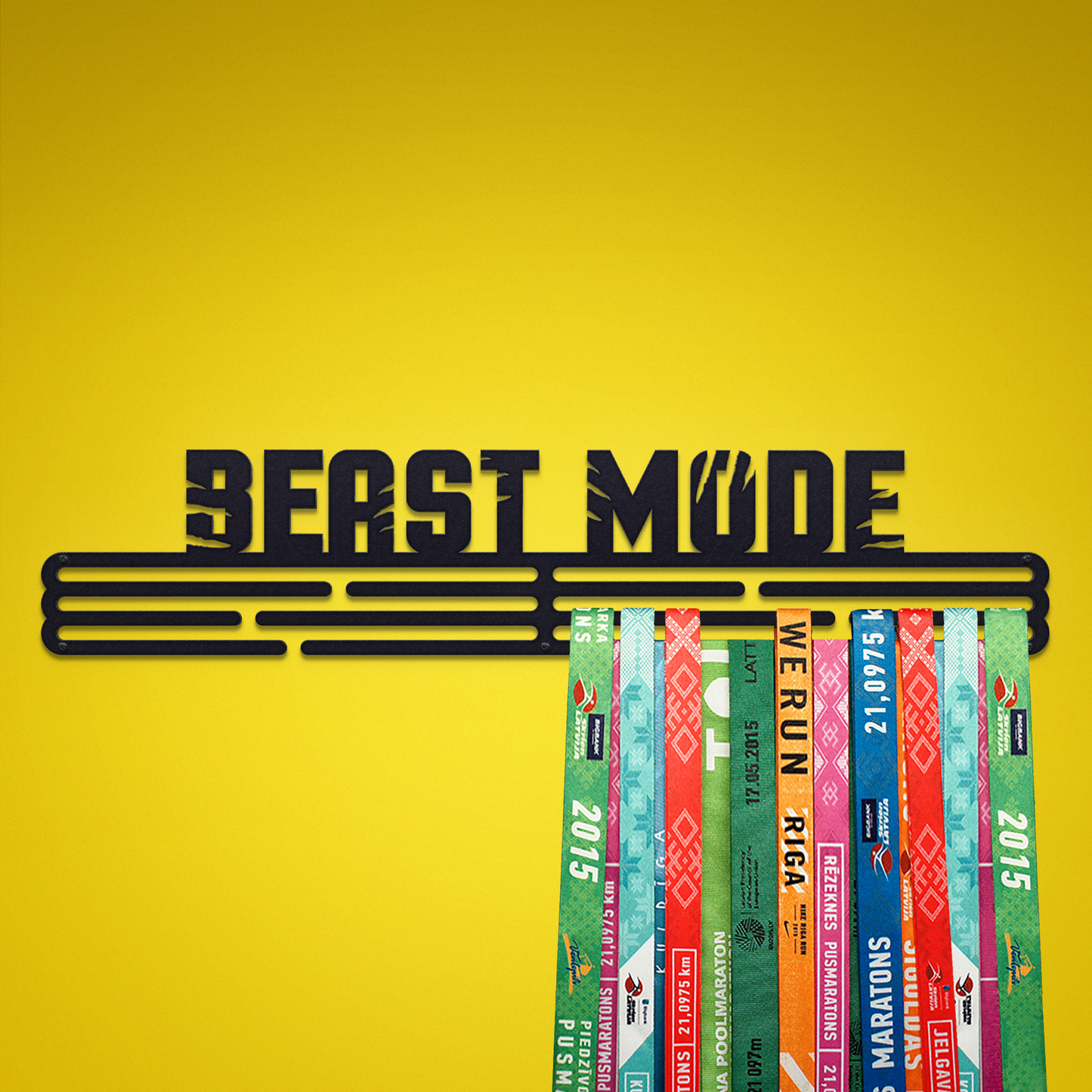 BEAST MODE - Black - X-Large - medal hanger
