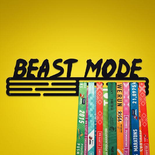 BEAST MODE V2 - Black - Large - medal hanger