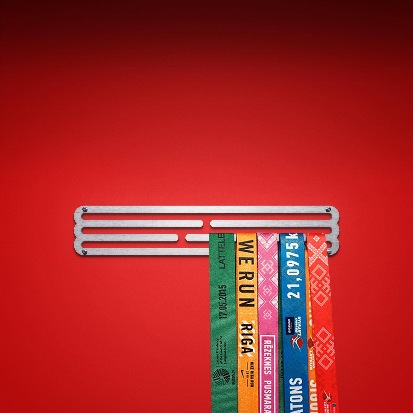 BLANK - Brushed steel - medal hanger