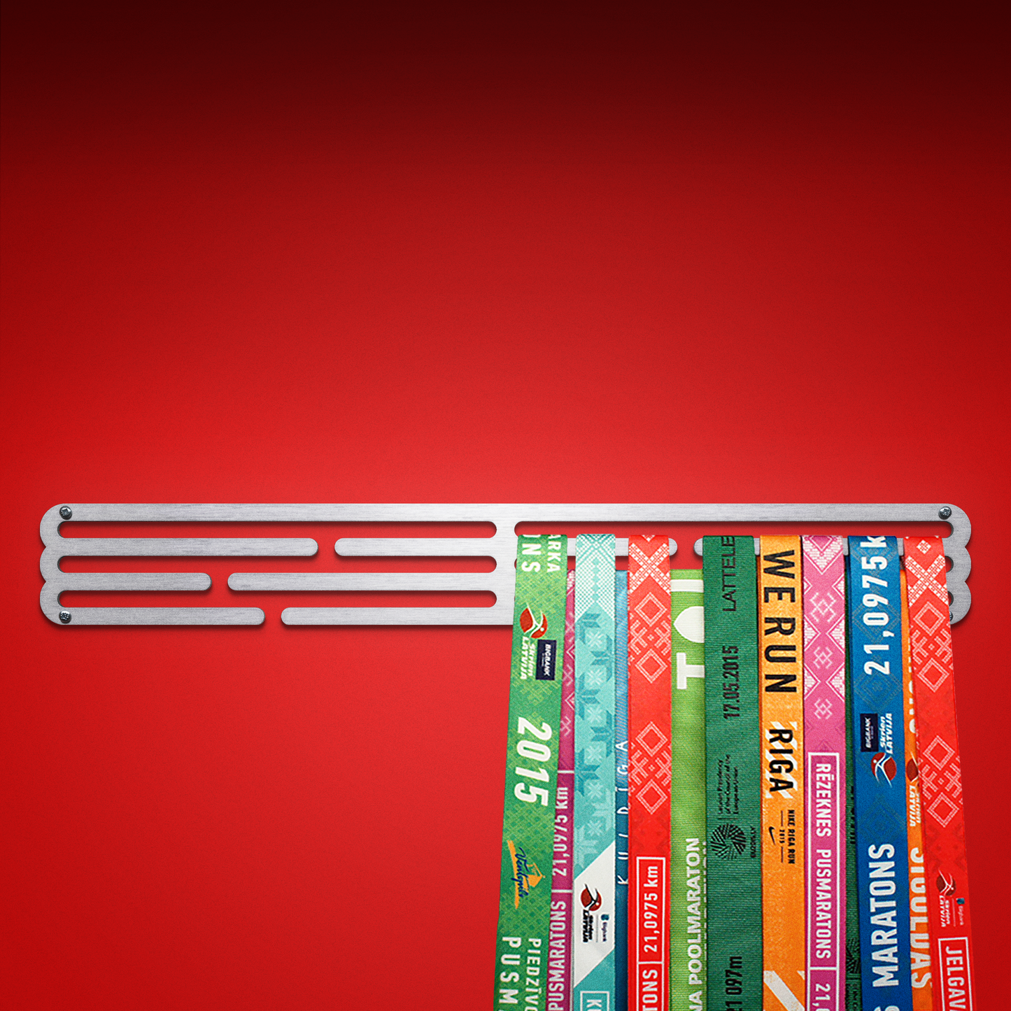 BLANK - Brushed steel - medal hanger