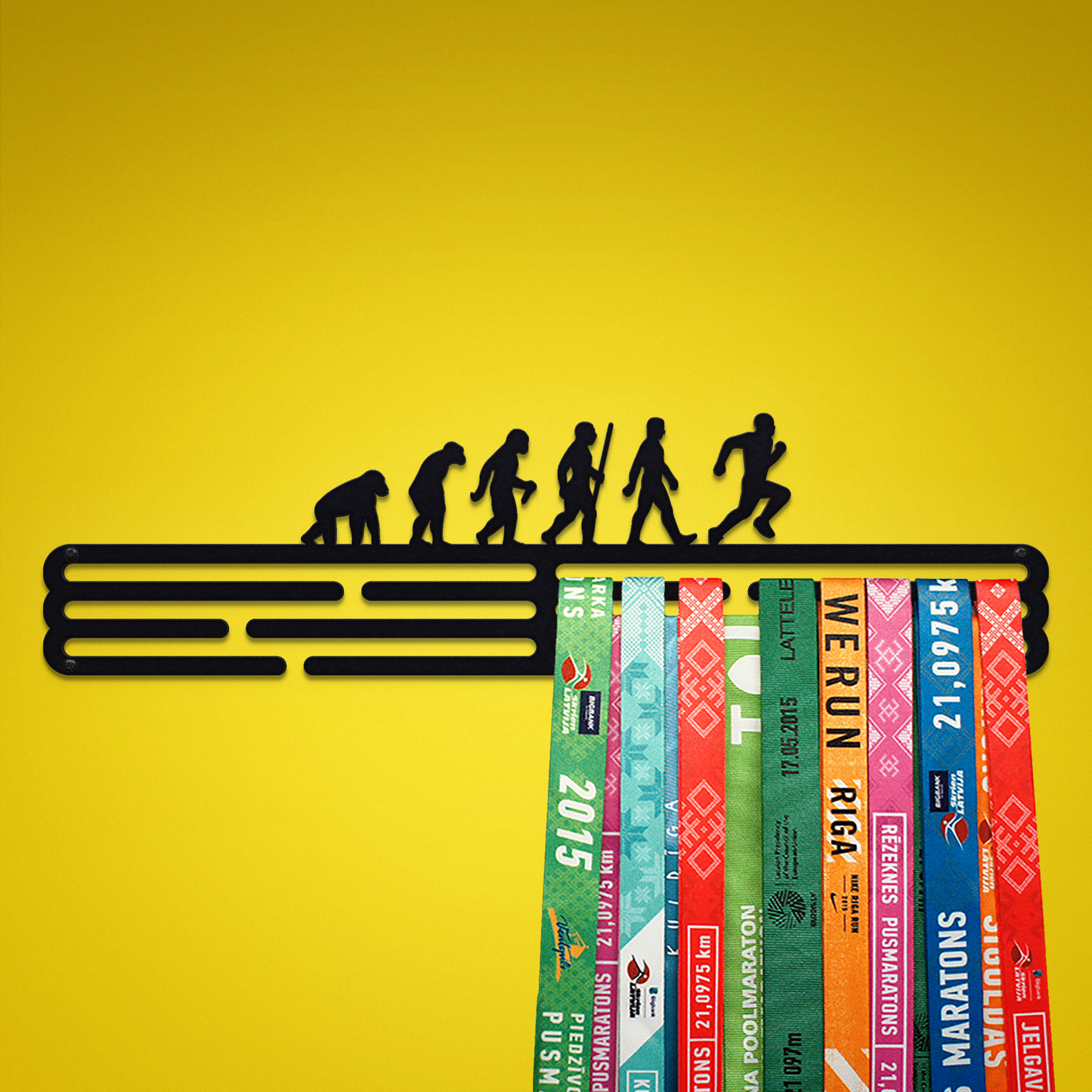 DARWIN - Black - Large - medal hanger