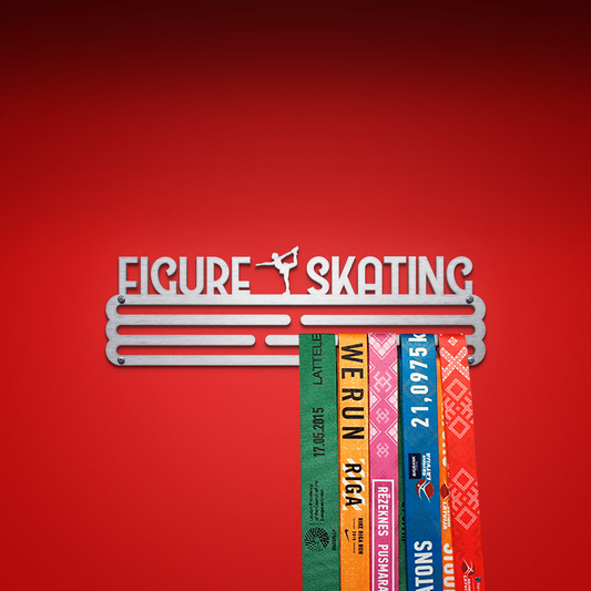 FIGURE SKATING - Brushed steel - Medium - medal hanger