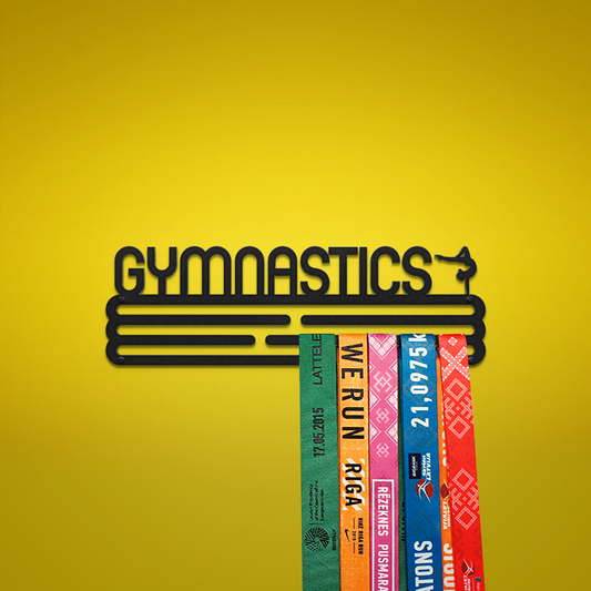 GYMNASTICS - Black - Medium - medal hanger