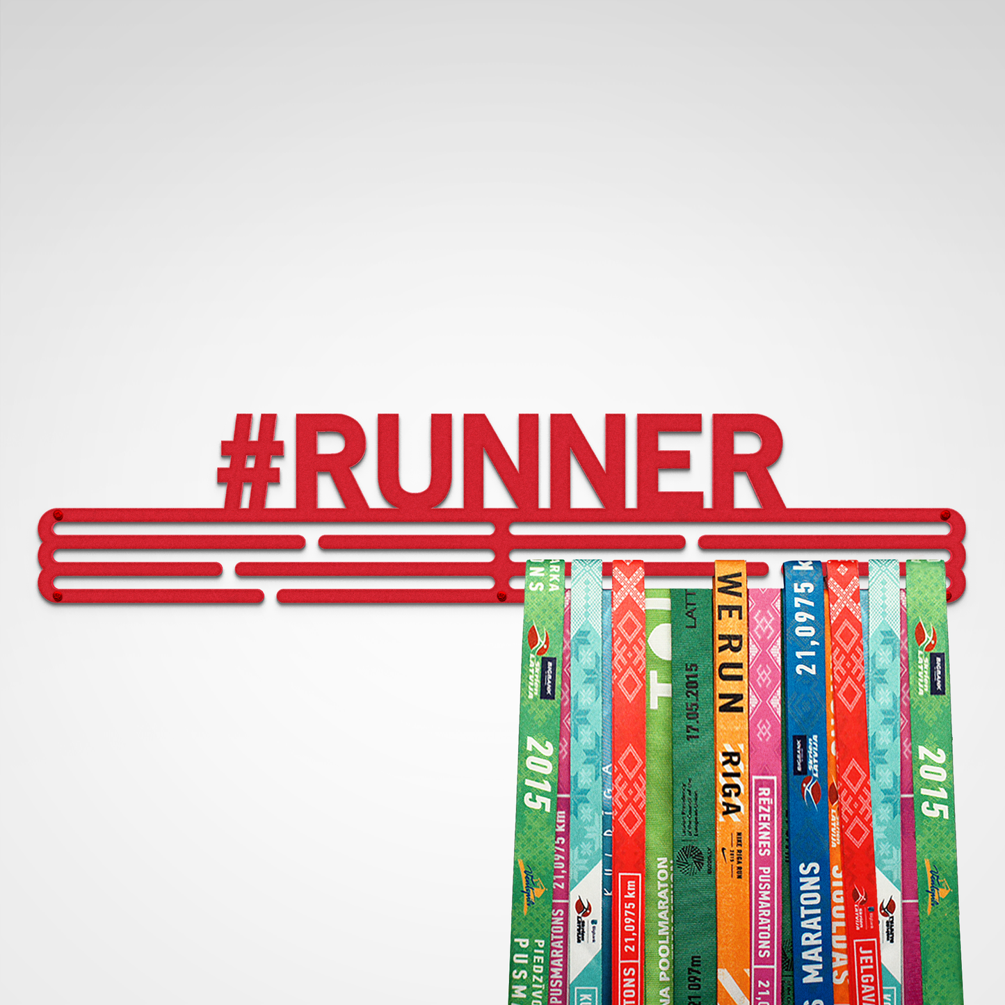 #RUNNER - Red - Large - medal hanger