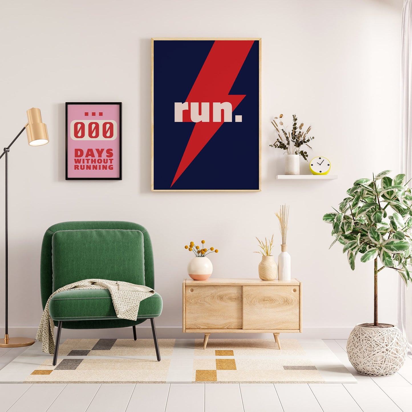 run. - Poster - Unframed