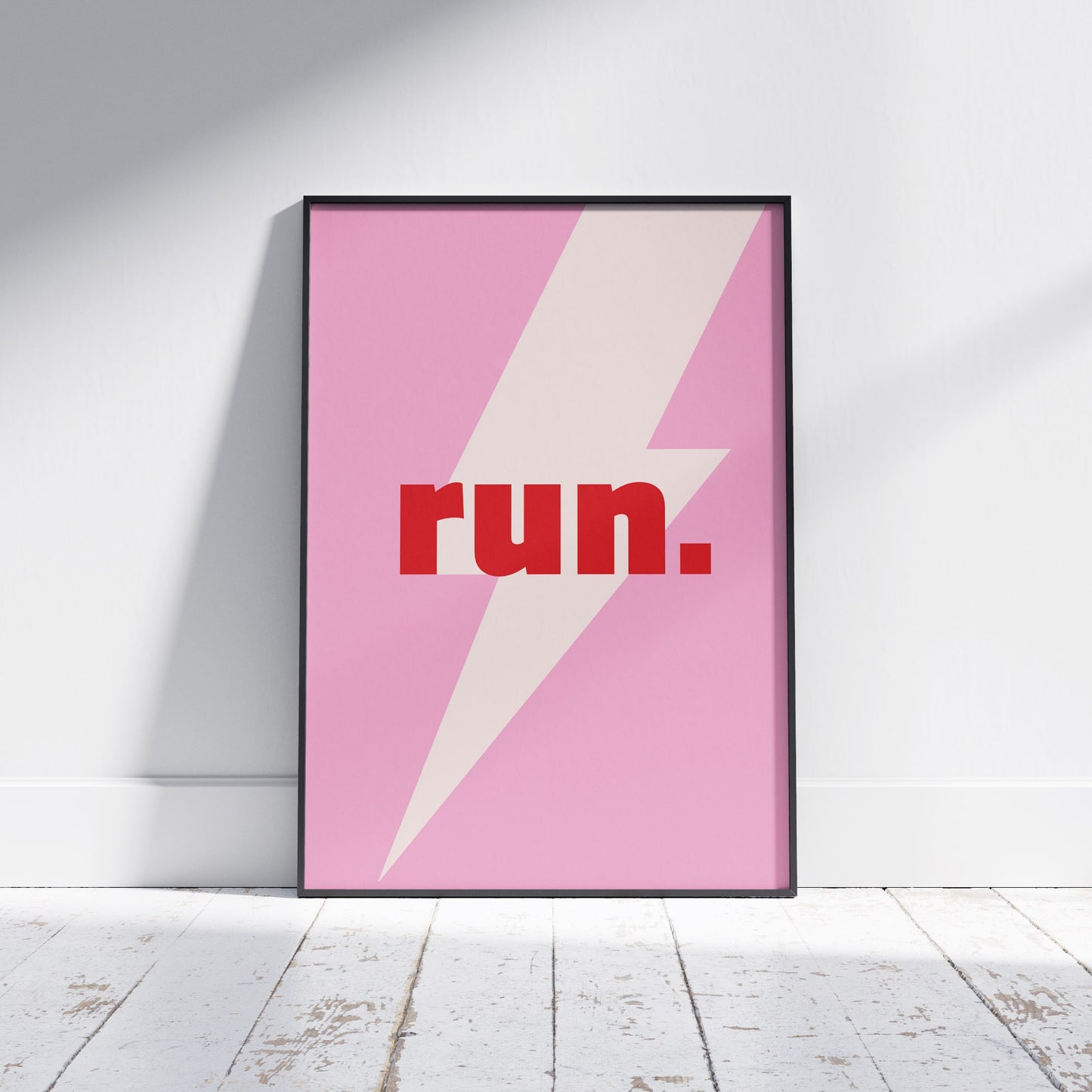 run. - Poster - Unframed