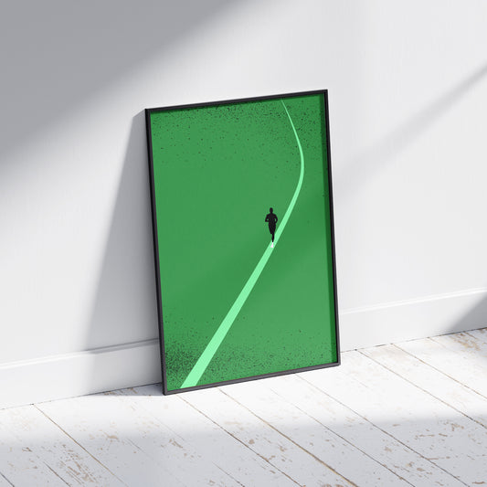 LONE RUNNER - Poster - Unframed